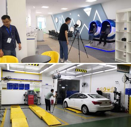 汽车工程学院实训基地启动智慧校园全景漫游实景拍摄