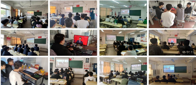汽车工程学院组织学生收听收看党的二十大开幕会