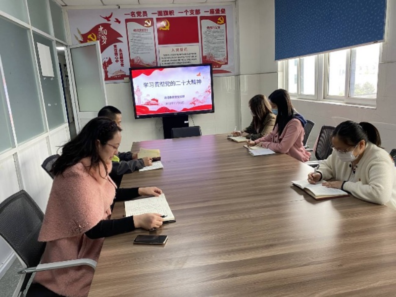 党总支巡学旁听英语教研室党支部理论学习会