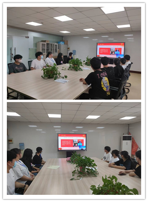 老少牵手颂党恩,喜迎党的二十大 ——信息管理学院组织收看“老少心向党,喜迎二十大”主题教育网络直播讲座